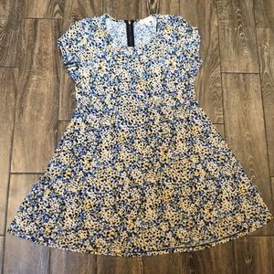 Michael Kors Cap Sleeve Fit and Flare Dress